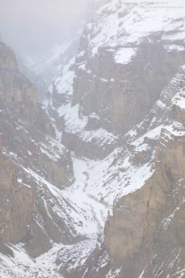 The Gorge on a bad weather day