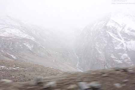 Looking down towards Spiti from Malling nala