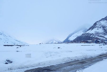 Kaza snowy morning